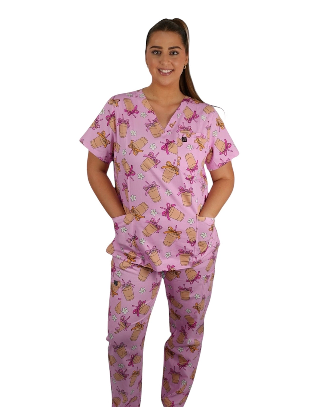 Running on Iced Scrub Set