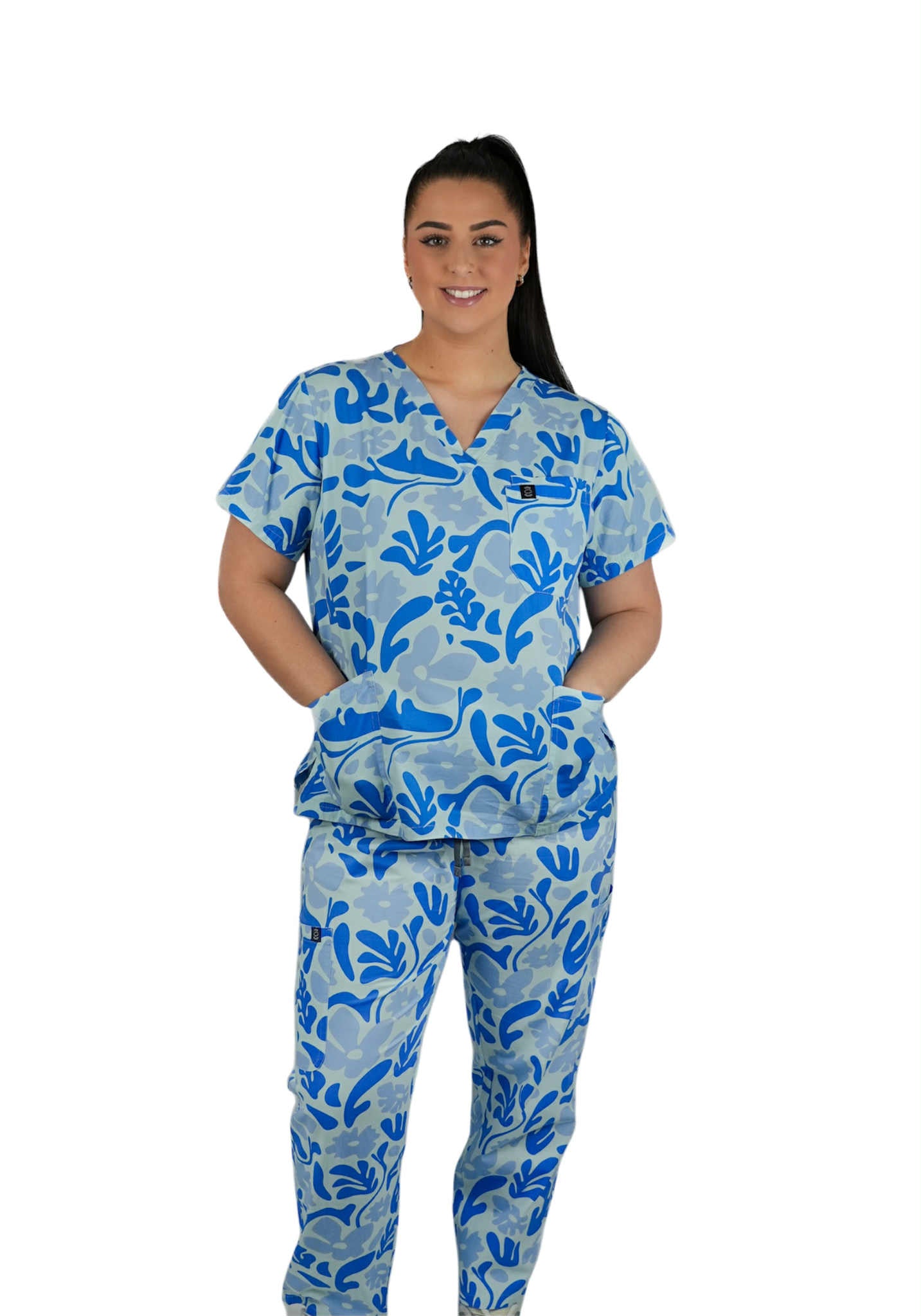 Leaf Laugh Love Scrub Set