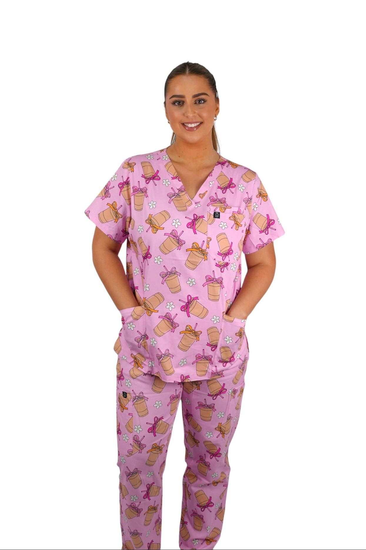 Running on Iced Scrub Set
