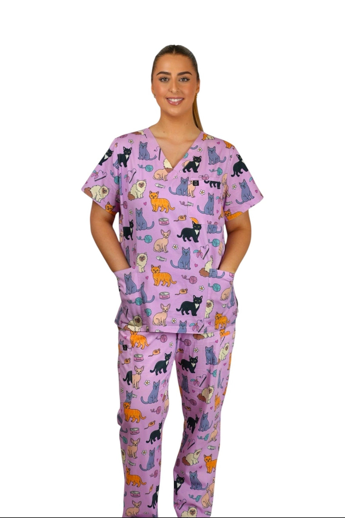 I'm Feline Good Scrub Set