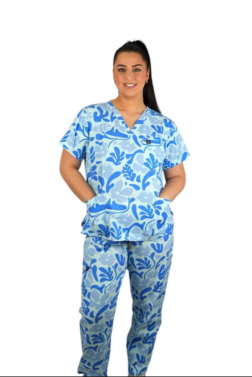 Leaf Laugh Love Scrub Set