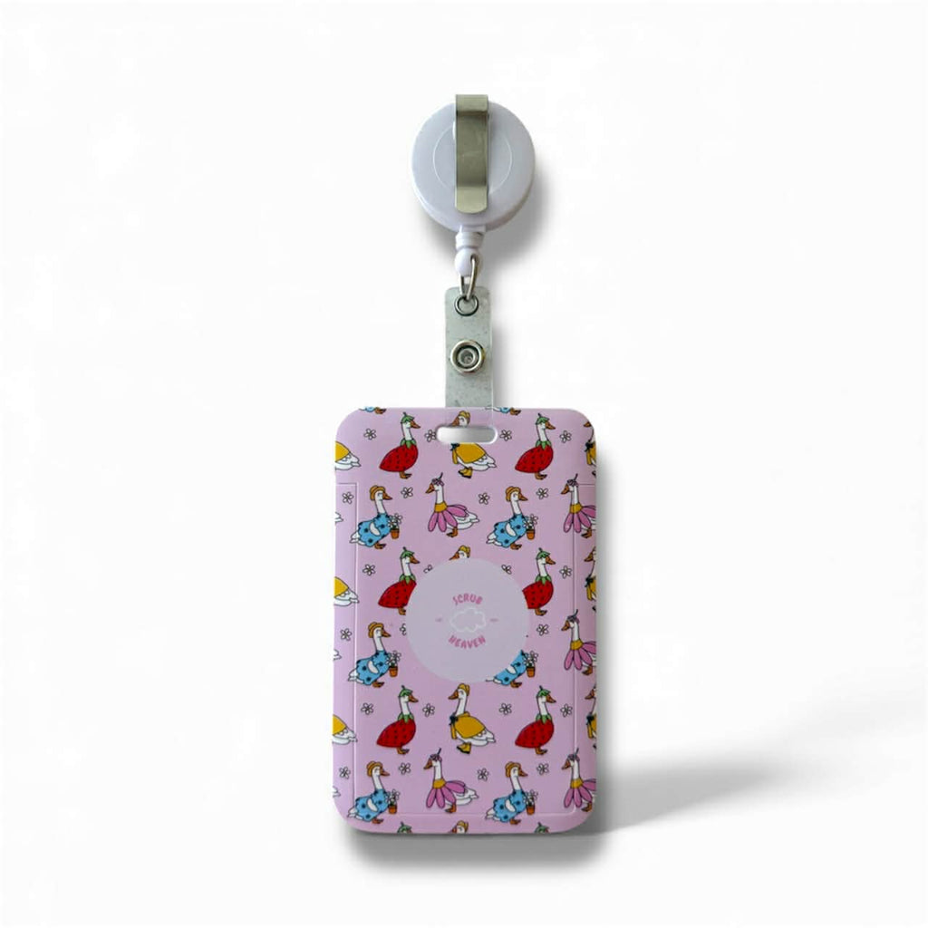 Silly Goose ID Card Holder + Badge Reel