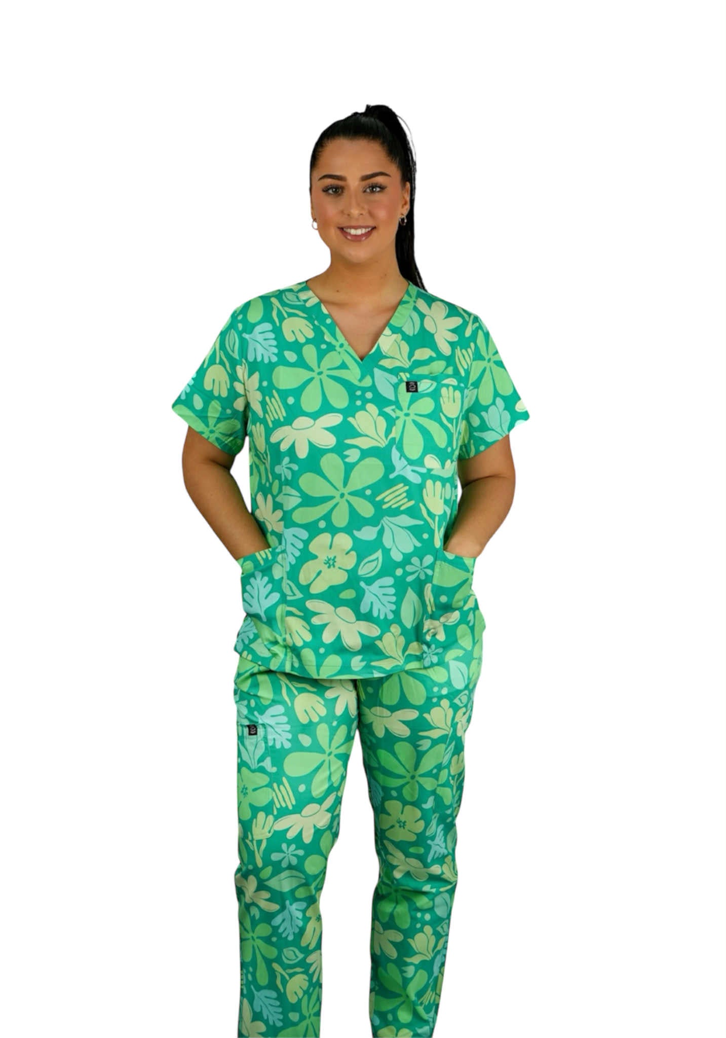 Don’t Stop Be-leafing Scrub Set