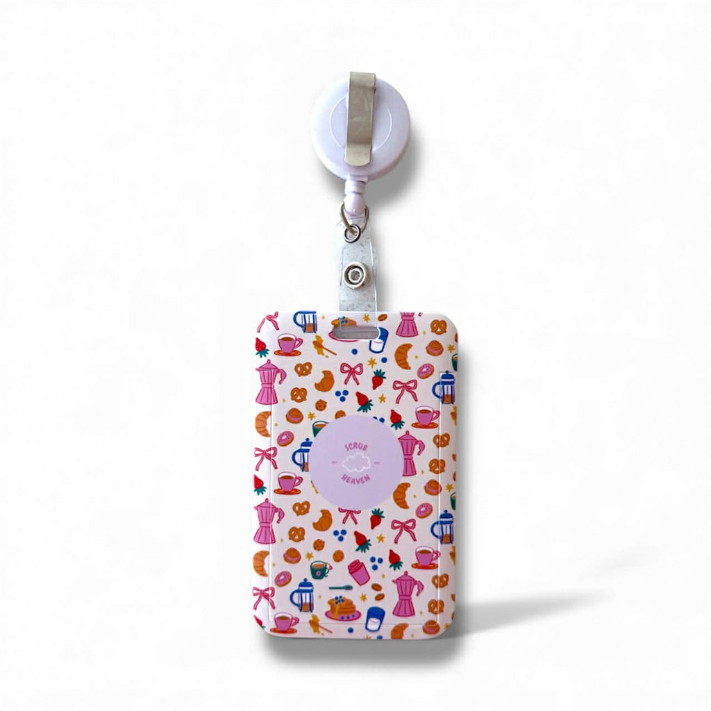 Let’s Brunch ID Card Holder + Badge Reel