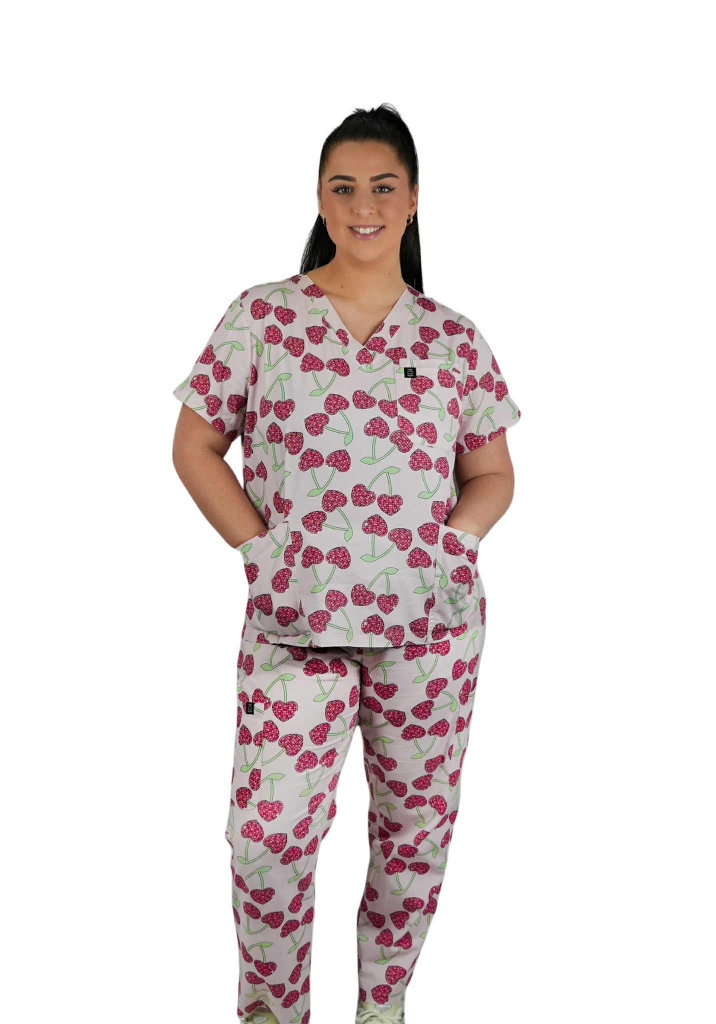 Cherry on Top Scrub Set